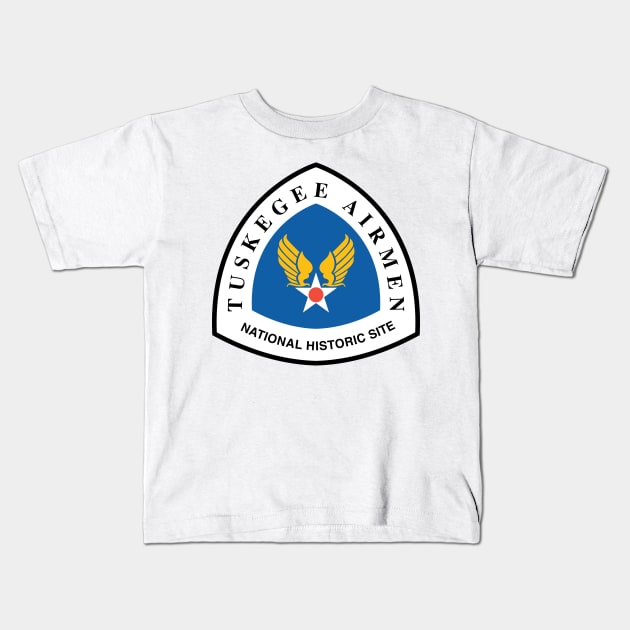 Tuskegee Airmen National Historic Site trail marker Kids T-Shirt by nylebuss